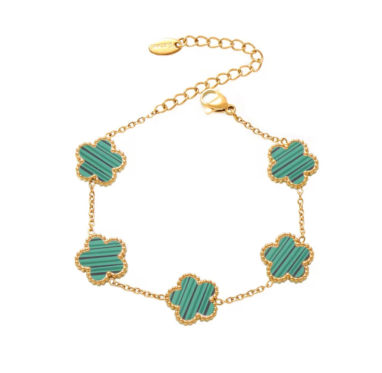High quality clover flowers bracelet