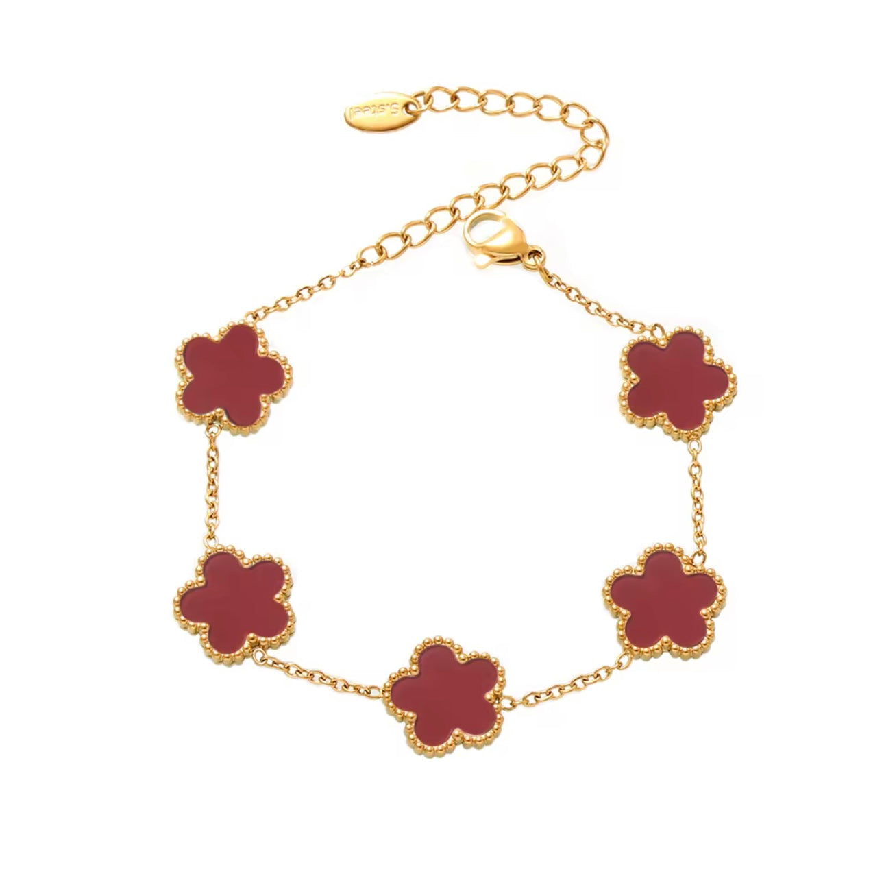 High quality clover flowers bracelet